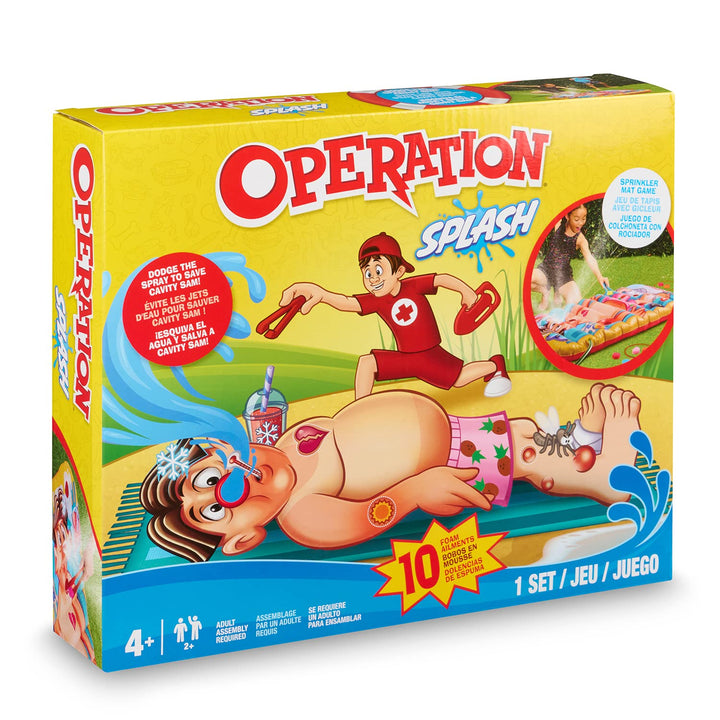 Hasbro SOAK-7103 Spritzer Operation Outdoor-Spiele, Mehrfarbig, 45 x 25, Spritzer