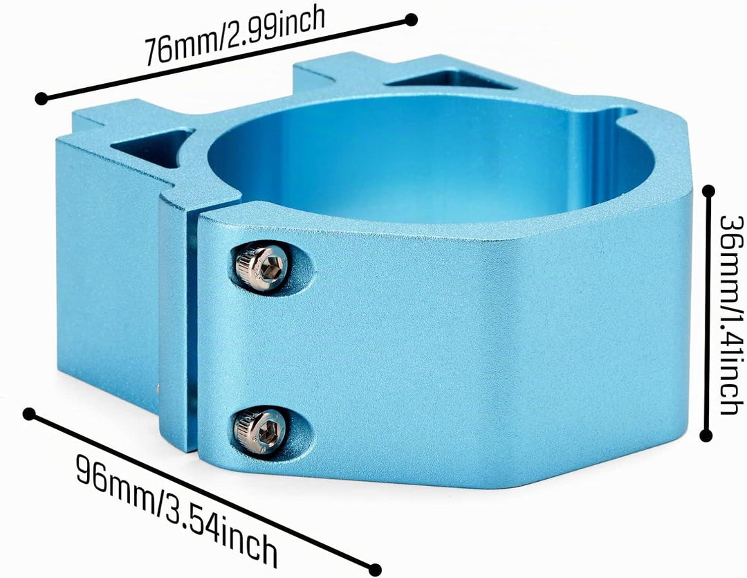 Aluminium CNC Spindelhalterung mit 69mm Durchmesser, Spindelhalterung für Genmitsu 3020-PRO MAX V2 &