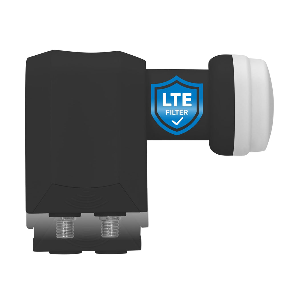 TechniSat Universal-Twin-LNB Black Edition 40mm, schwarz, BR