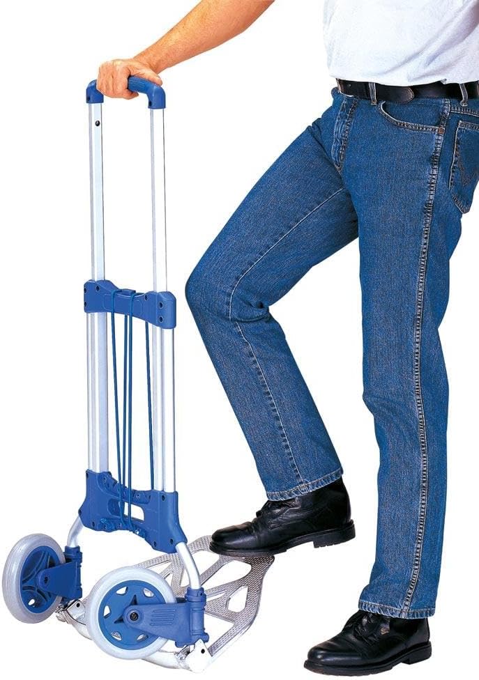 fetra Paketroller/1732 H109xB48,8xT50 cm blau 125 kg 5,2 kg
