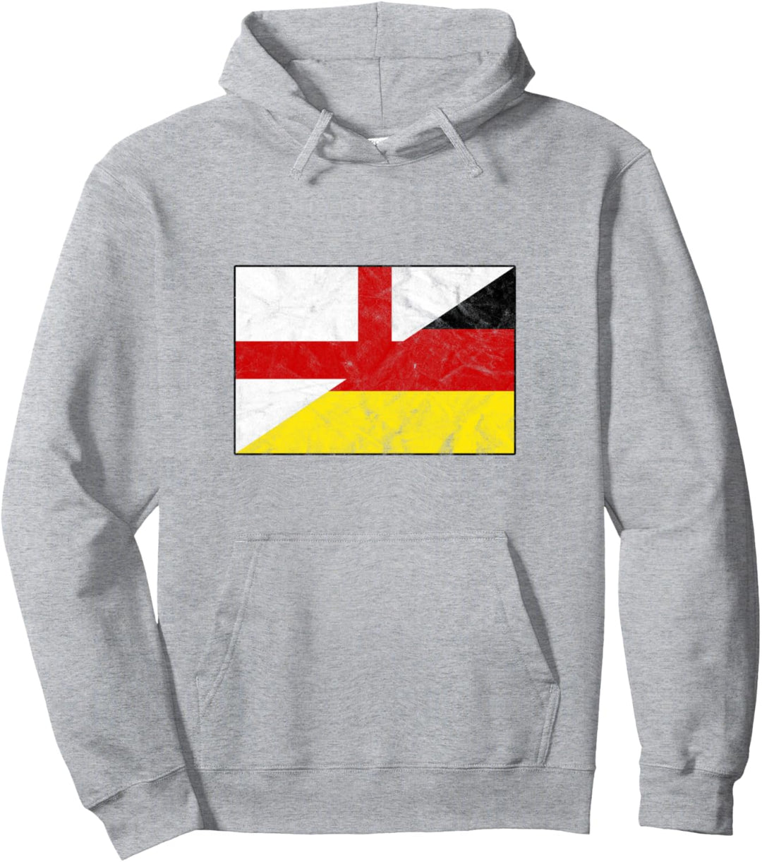 Vintage England Deutschland Fussball Pullover Hoodie