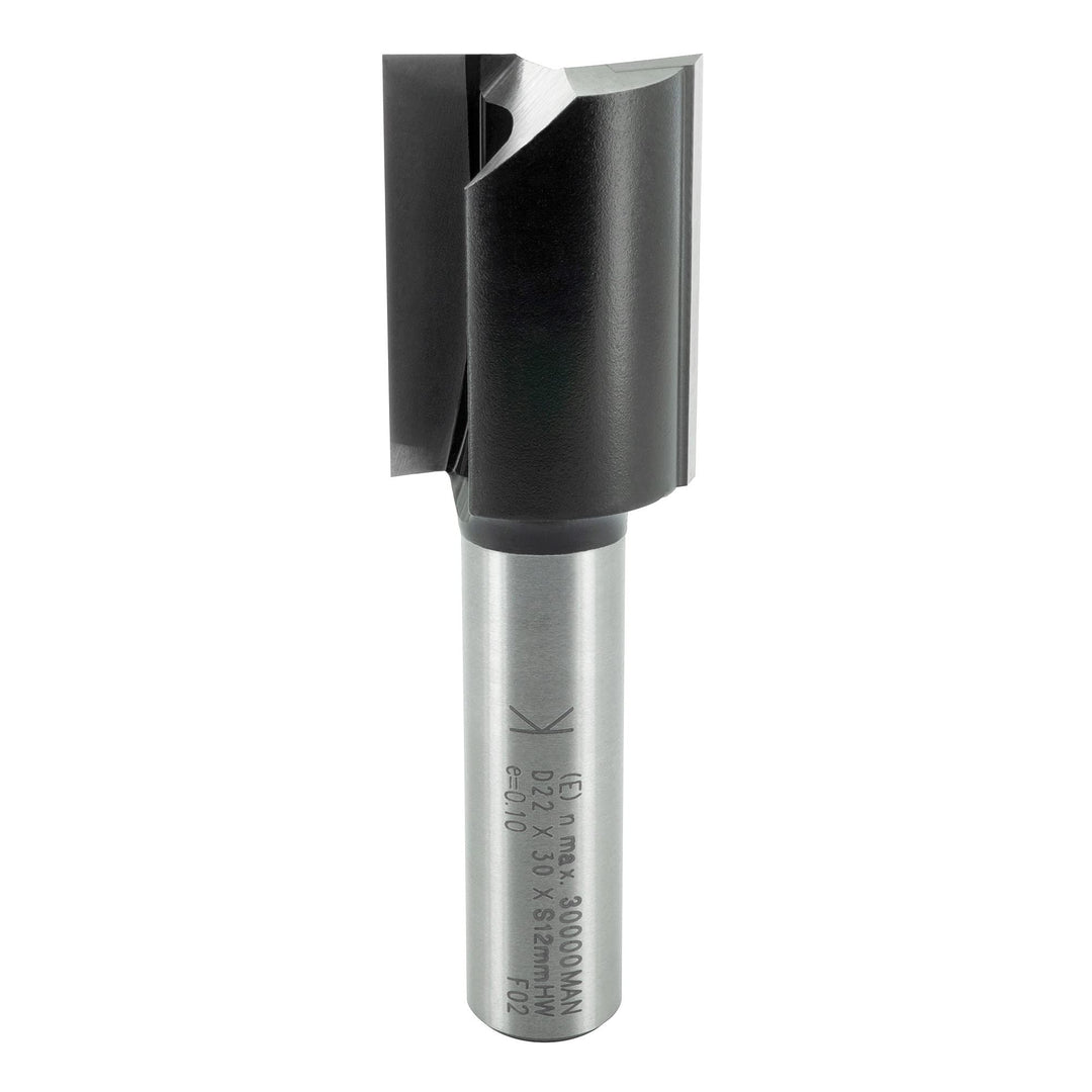 ENT 10568 Nutfräser HW, Schaft (S) 12 mm, Durchmesser (D) 22 mm, NL 30 mm, SL 40 mm, GL 70 mm D=22 /