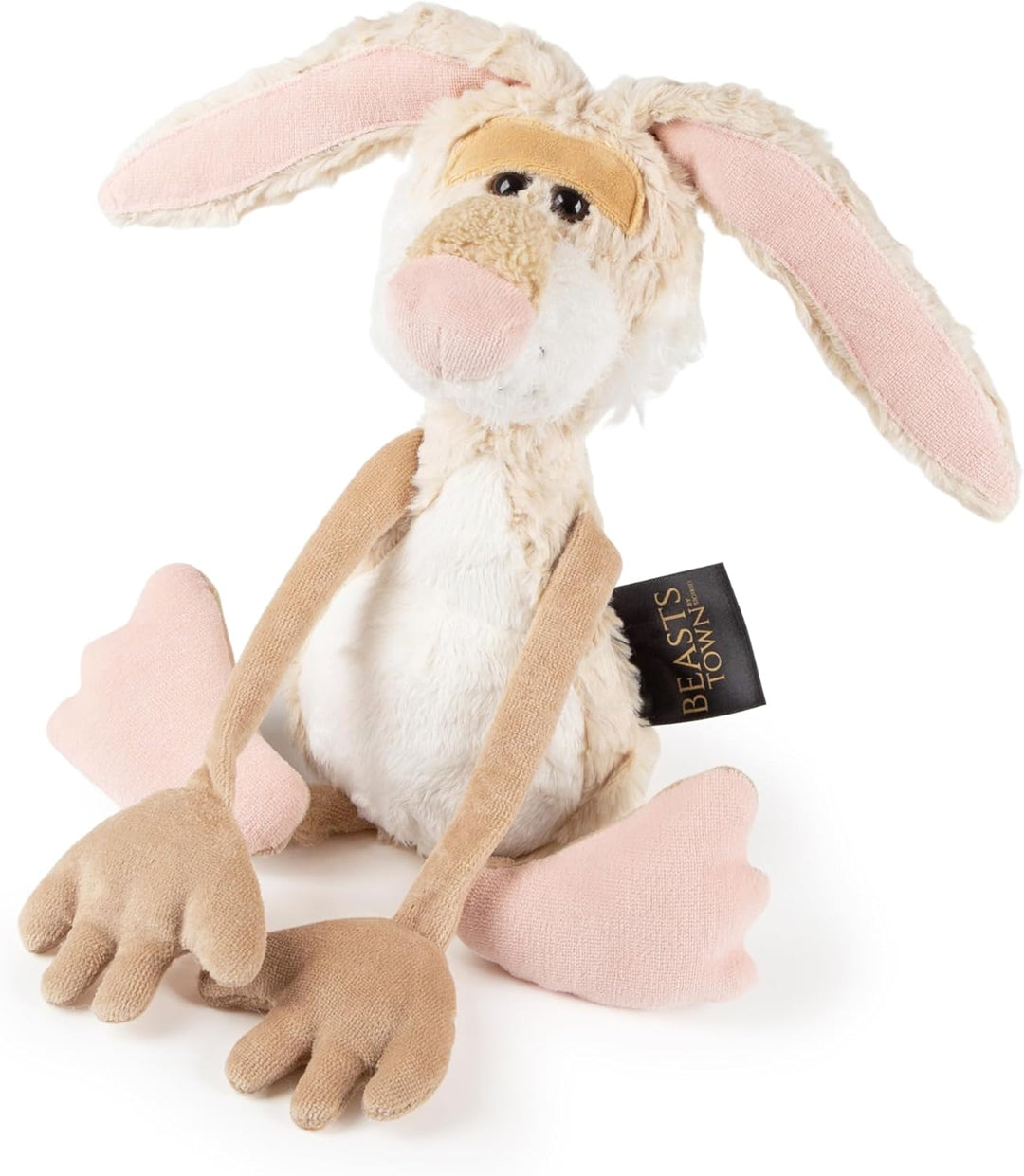 SIGIKID 39181 Lazy Bunny Beasts Town Kinder und Erwachsene Kuscheltier empfohlen ab 2 Jahren beige B
