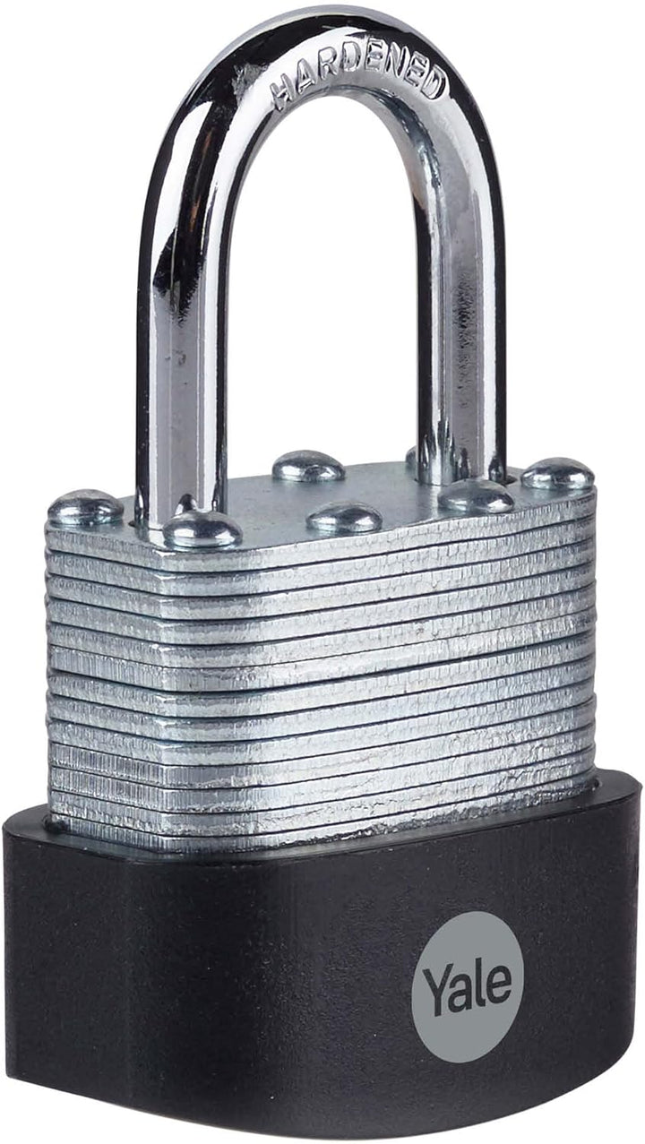 Yale Y125B/40/122/3, Hochsicherheit, 40 mm, laminierter Stahl, Vorhängeschloss, wetterfest, offener