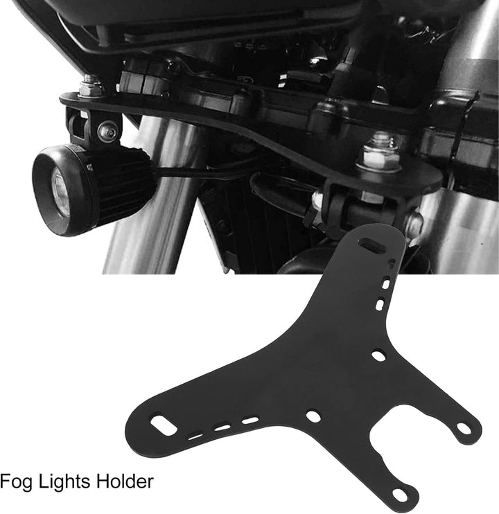 Yctze Motorrad Nebelscheinwerfer Halterung Aluminium Zusatz D 700 Nebelscheinwerfer Halter Motorrad
