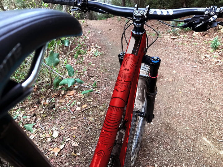 All Mountain Style AMS Rahmenschutz Basic gegen starke Schläge – Schützt Ihr Fahrrad vor Kratzern un