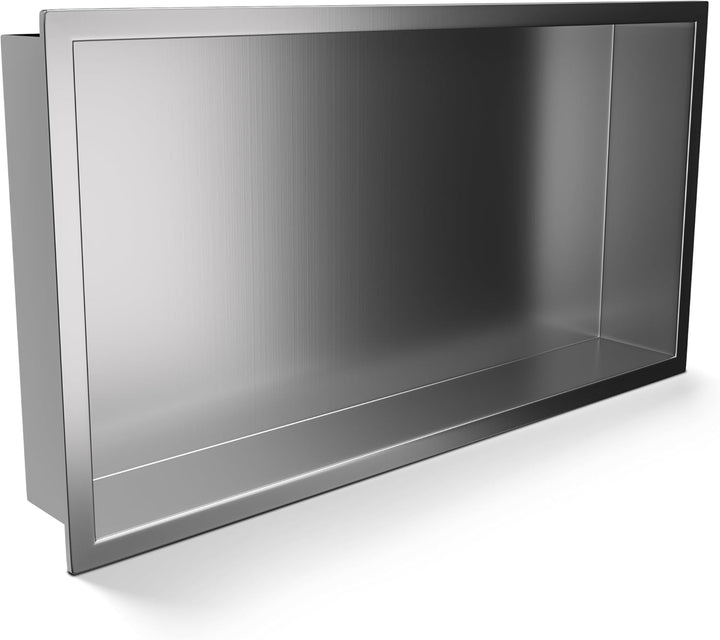 Balneo Wall-Box ONE wandnische dusche zum Badezimmer Edelstahl Duschnische 60x20x10 cm, wasserdicht