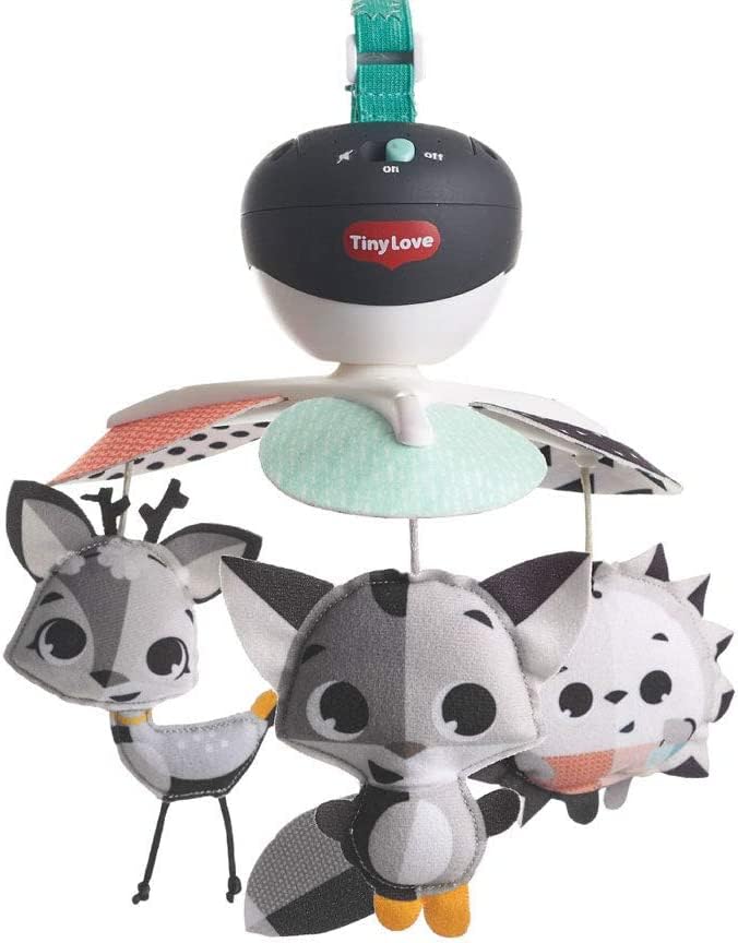 Tiny Love Take Along Mobile, 3-in-1 Musik Mobile Baby Elektrisch, 0+ Monate, Mobile Babybett, Mobile