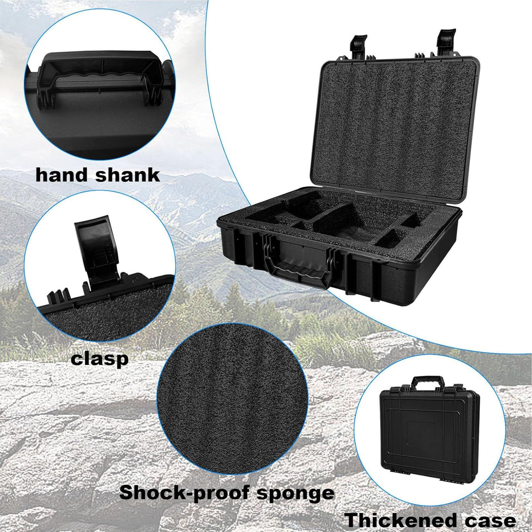 Reisekoffer für Mini, Tragbare Hard Shell -Aufbewahrungskoffer für Mini Dish Satellite Kit, Outdoor