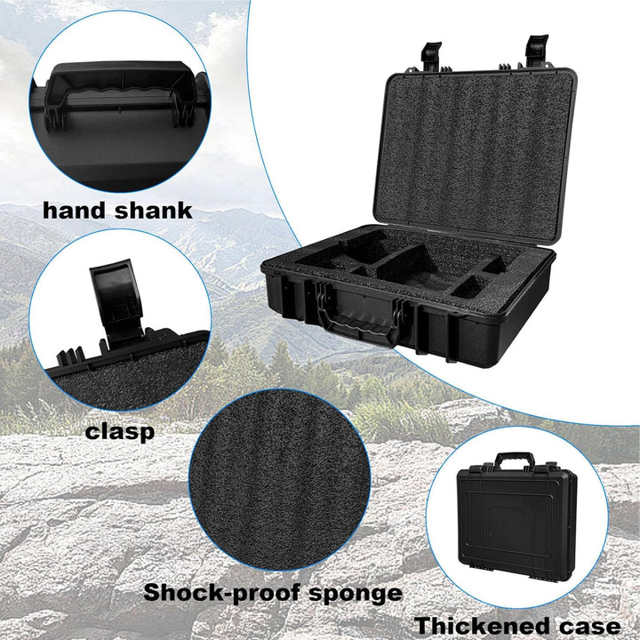 Reisekoffer für Mini, Tragbare Hard Shell -Aufbewahrungskoffer für Mini Dish Satellite Kit, Outdoor