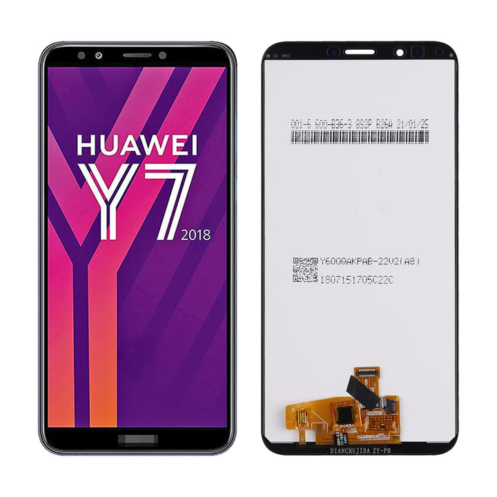 SwarKing LCD Display kompatibel mit Huawei Y7 2018 Touch Screen Digitizer (Schwarz ohne Rahmen) Ersa