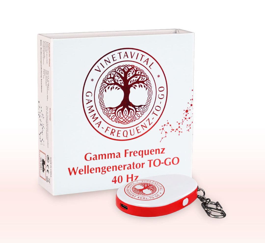 Gamma Wellengenerator 40 Hz To-Go – Mobiler Frequenzgenerator | Kompakt, Wiederaufladbar