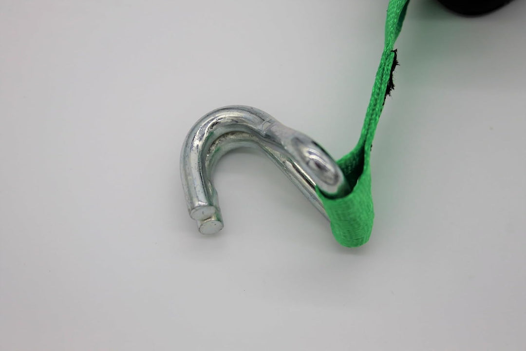 4 Stück Automatik Zurrgurt Spanngurt mit Spitzhaken 3,0m x 25 mm 300/600 daN