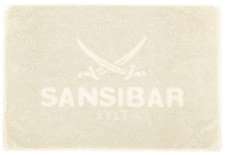 Sansibar Badvorleger Fein-Flor Badteppich Badematte 100% Baumwolle 50x80 cm (50 x 80 cm, Sand) 50 x