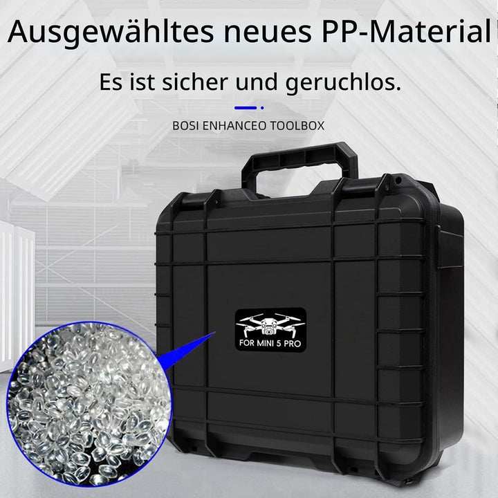 ZJRXM Mini 5 Pro Koffer, Hardshell Aufbewahrungs Tasche für DJI Mini 5 Pro Drone Zubehör, Hartschale