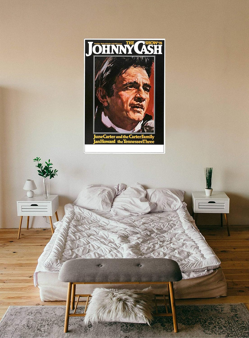 Johnny Cash - The Show, 1978 » Konzertplakat/Premium Poster | Live Konzert Veranstaltung | DIN A1 «