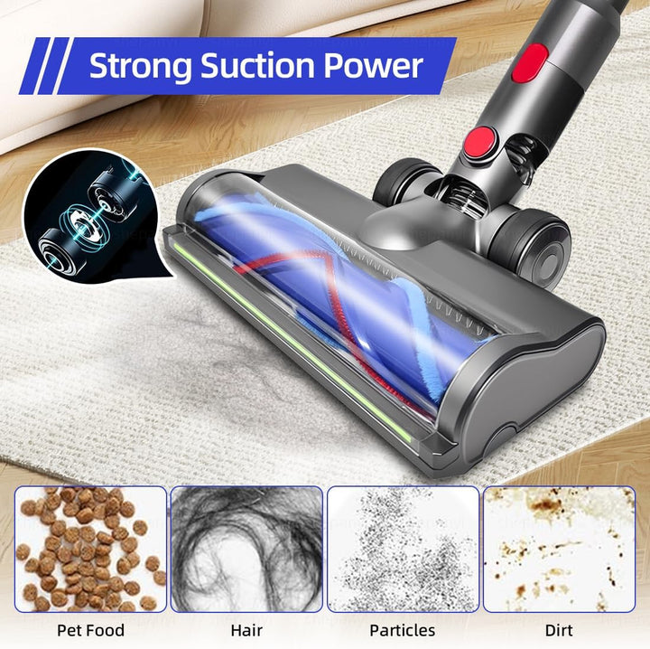 Bürste Ersatzteile mit Staubdetektionsfunktion kompatibel für Dyson Staubsauger V7, V8, V10, V11, V1