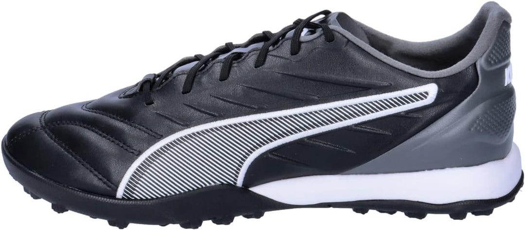 PUMA Unisex King Pro TT Fussballschuhe 36 EU Puma Black Puma White Cool Dark Gray, 36 EU Puma Black