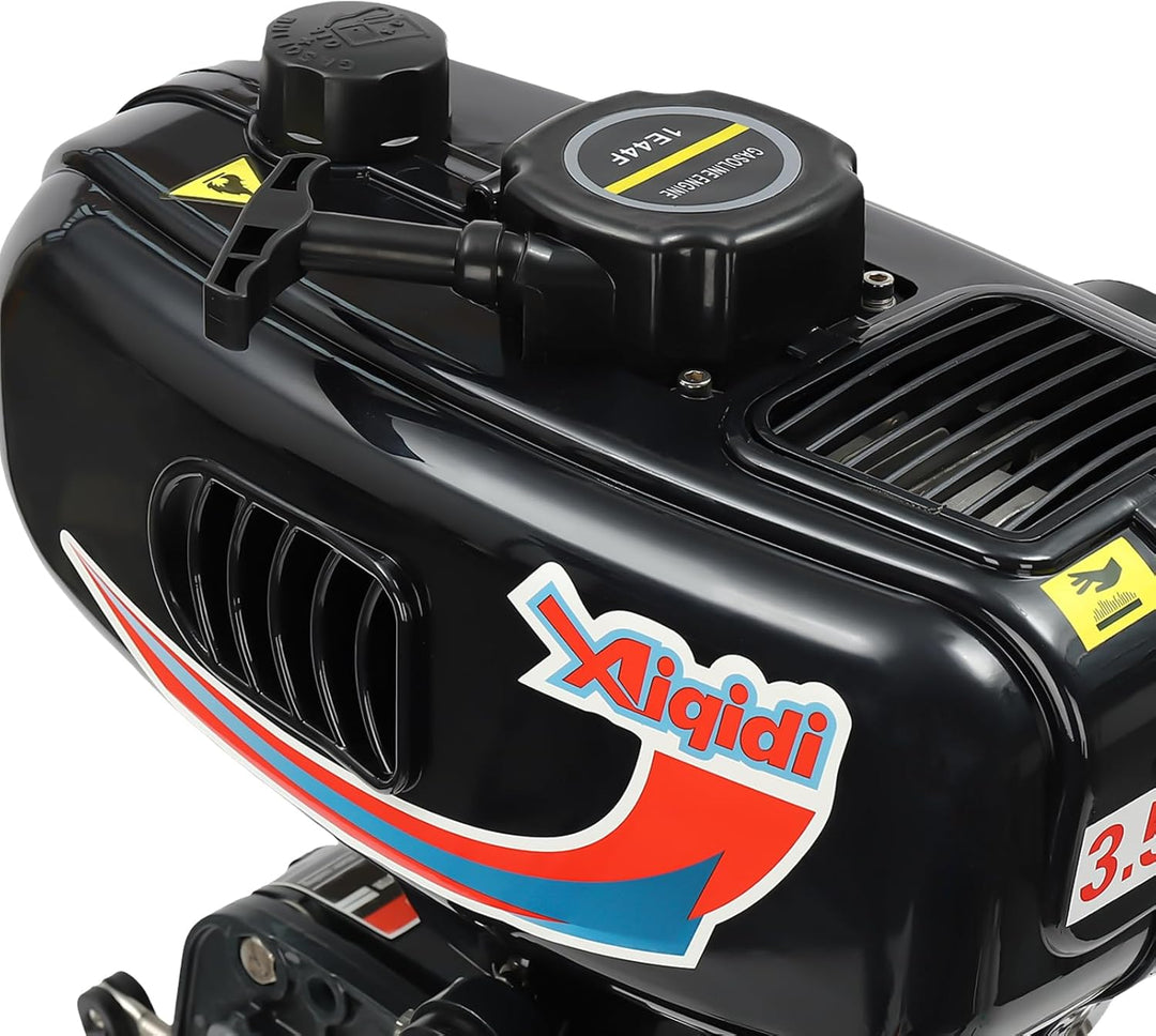2-Takt Aussenbordmotor Benzin-Bootsmotor 3.5 HP Aussenborder Benzin Bootsmotor, mit CDI-Zündanlage M
