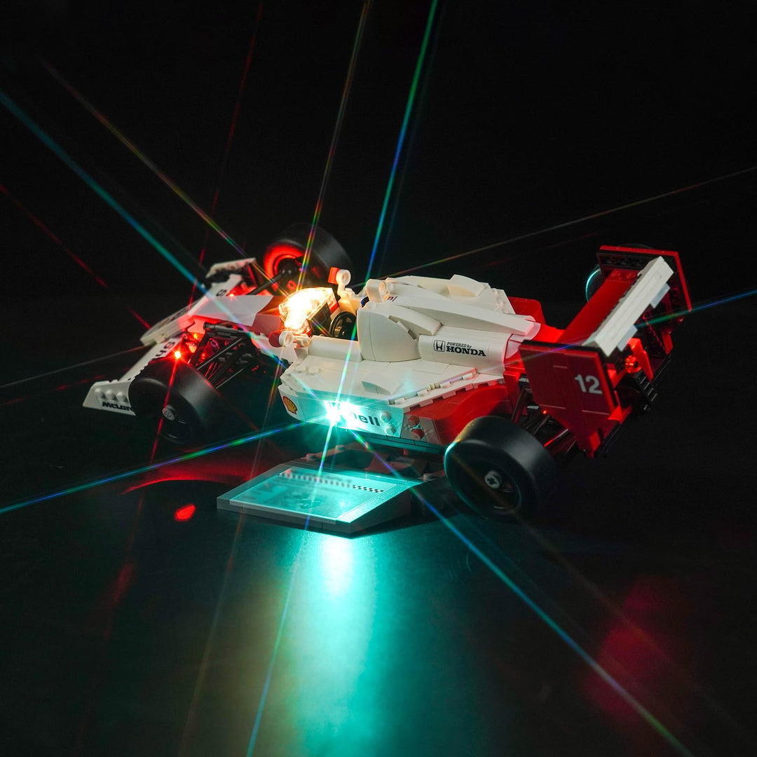 LocoLee Licht Kompatibel mit Lego McLaren MP4/4 & Ayrton Senna, Nur Lichter Set - Kein Modell, Licht