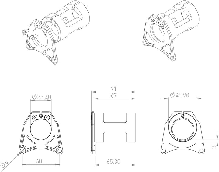 windmeile | Lekkie PF30 Adapter Kit, Rot, für Bafang BBS01/02/HD, zum Einbau der Lekkie Kurbeln bei