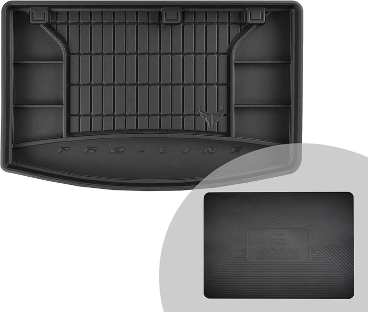 FROGUM ProLine 3D Gummimatte Exklusive Auto Kofferraummatte Kofferraumwanne für Kia Rio III 2011-201