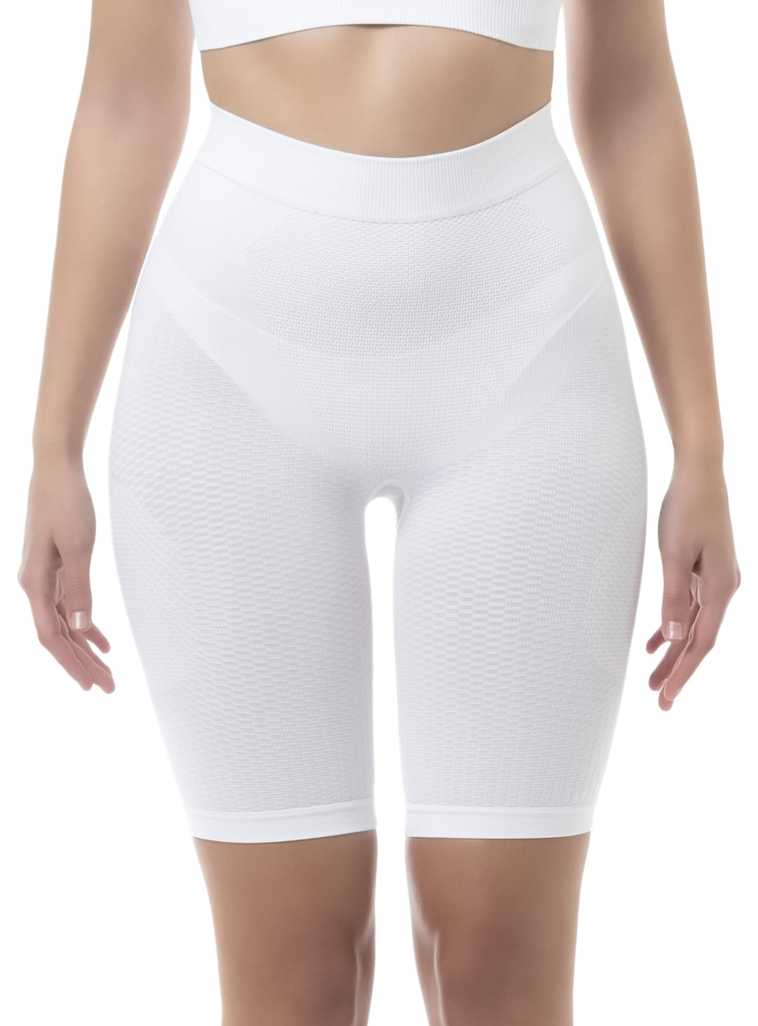 FarmaCell 312 Figurformende massierende Miederhose Anti Cellulite 3XL-4XL Weiss, 3XL-4XL Weiss