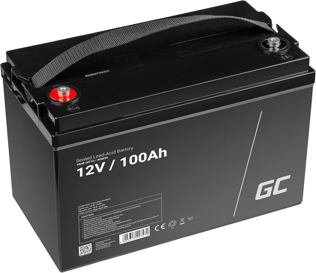Green Cell Žalias Cell AGM Žalias Cell akumuliatorius 12V 100Ah