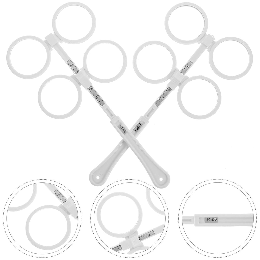 2 Stck Optometrie Flipper Verstellbar für Erwachsene Glaslinsen zur Amblyopie Astigmatismus behandlu