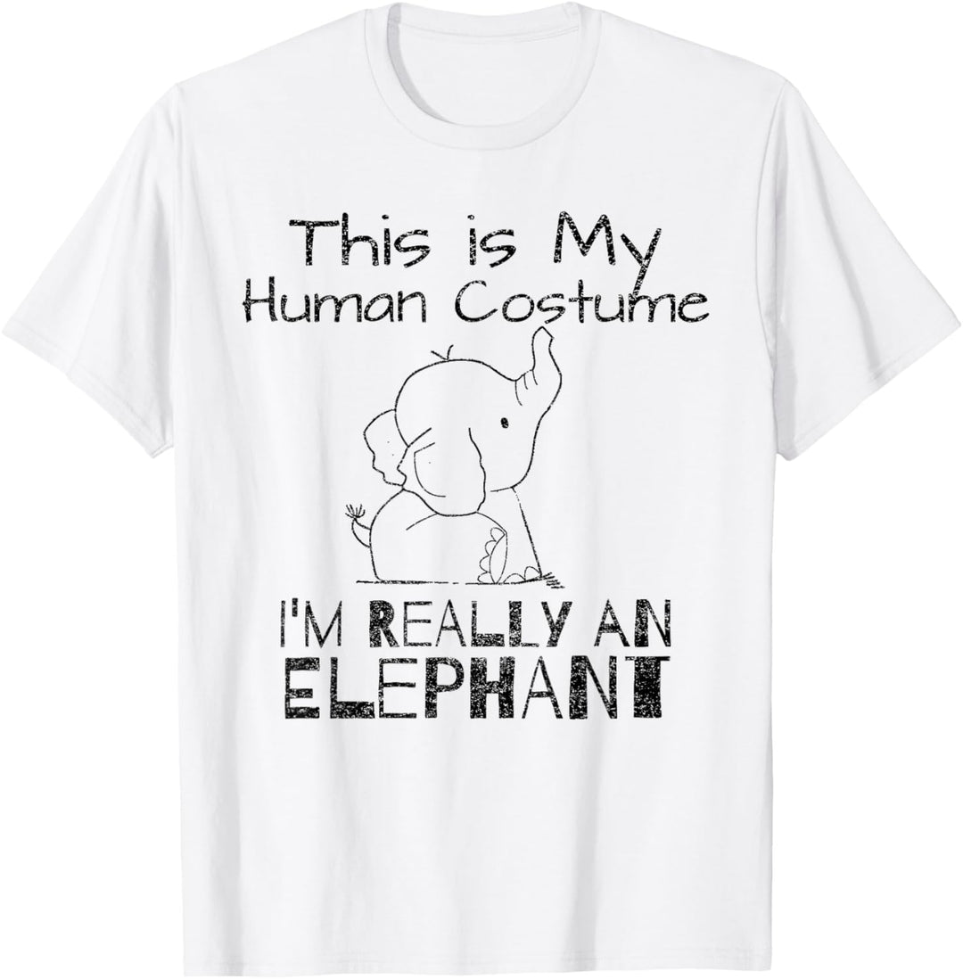 This Is My Echthaar Kostüm, Ich bin wirklich ein Elefant T-Shirt T-Shirt