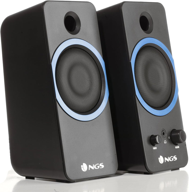 NGS GSX-200-20 W Stereo-Gaming-Lautsprecher mit starker Bassleistung, GSX-200