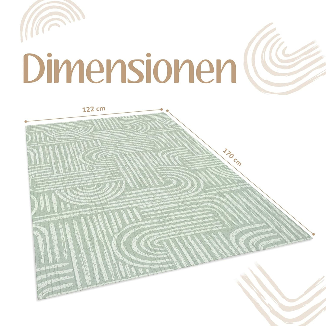 Puzzlematte Baby – Premium Krabbelmatte Baby aus EVA Schaum, Kinderteppich im zeitlosen Design, ruts