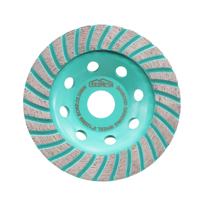 Diamant Schleifscheibe 125mm - Turbo-Segmente Diamant Schleiftopf für Beton, Granit, Marmor, Mauerwe