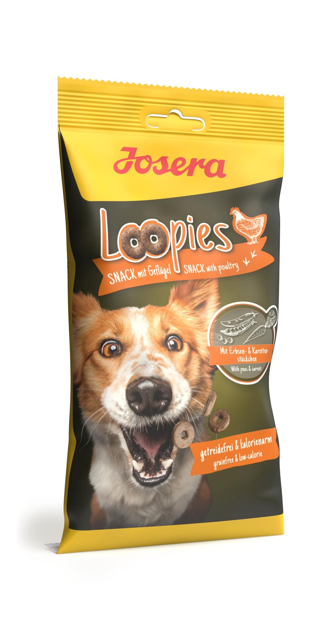 JOSERA Loopies mit Geflügel (11 x 150 g) | getreidefreie Hundeleckerlis mit wenig Fett | Super Premi