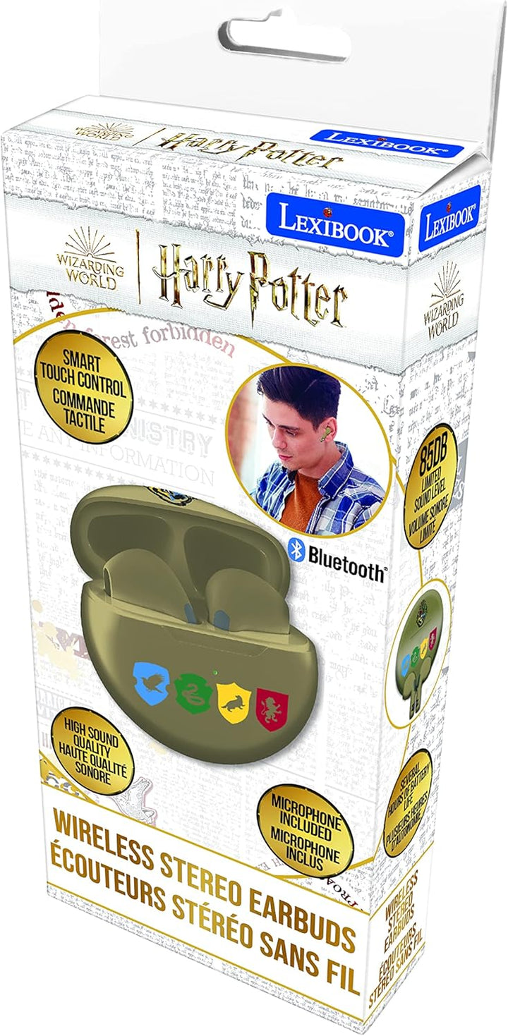 Lexibook, Harry Potter, Drahtlose Kopfhörer, Bluetooth mit Mikrofon und Steuerungstaste, Lange Akkul