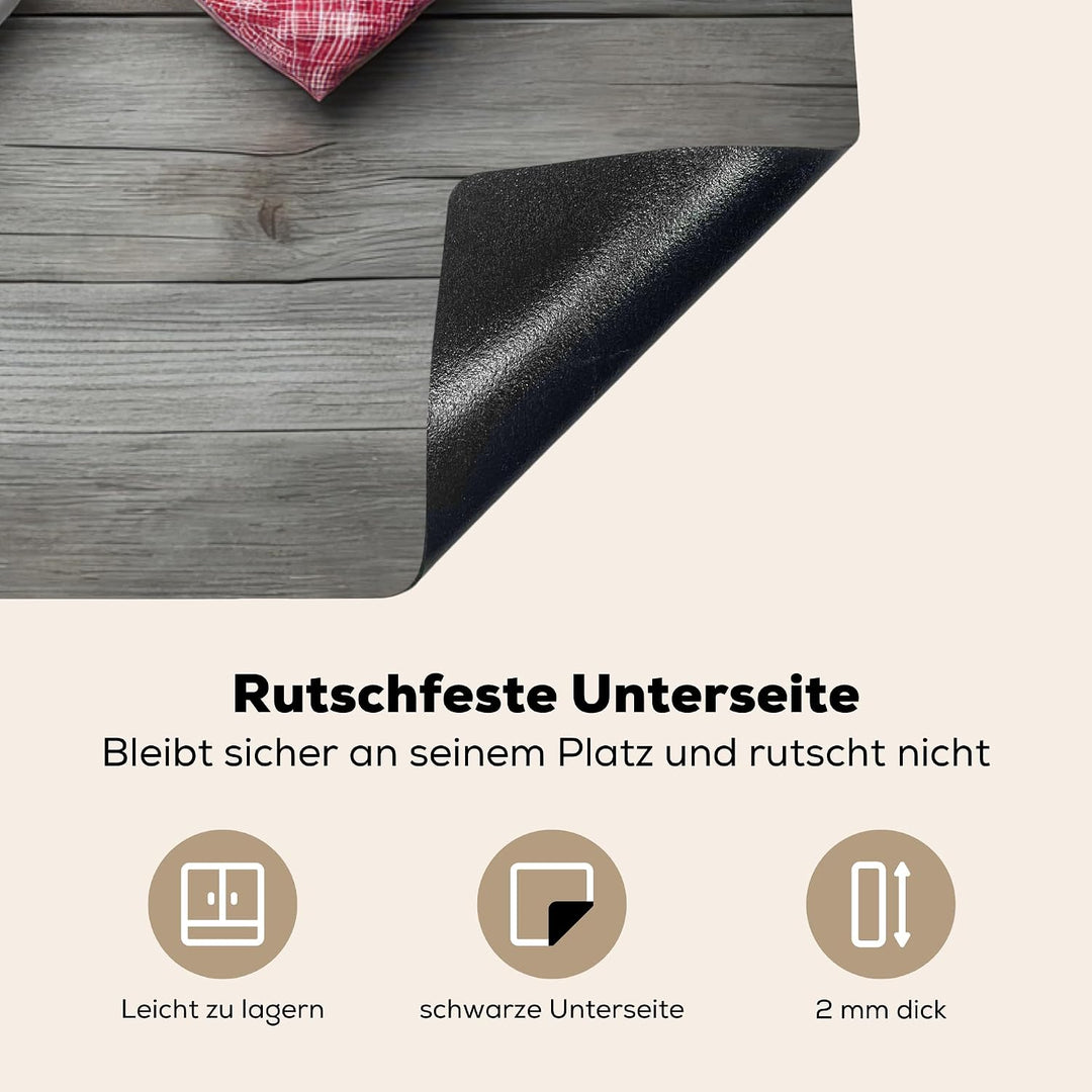 KitchenYeah© Herdabdeckplatte Einteilig Ceranfeld Abdeckplatte für | 85x52 cm - Induktionsschutz Cer