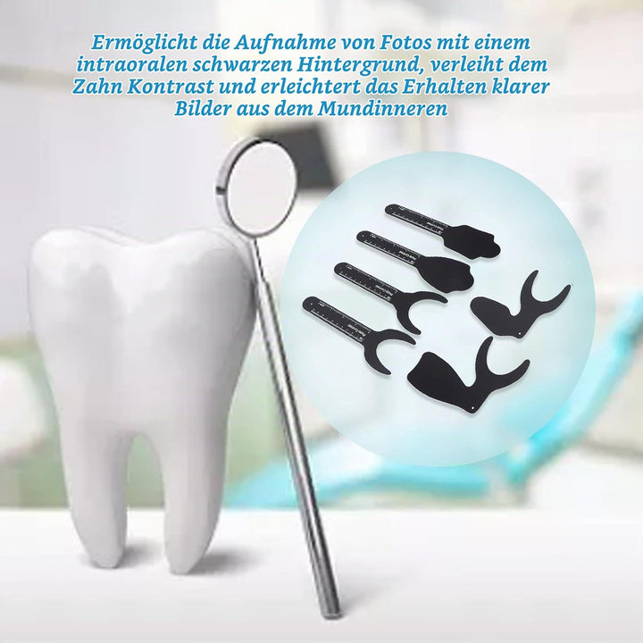 Dental Photo Contrast, Dentalhintergrund Foto Kontrast Board, 6pcs Intraoral Photographic Schwarzer