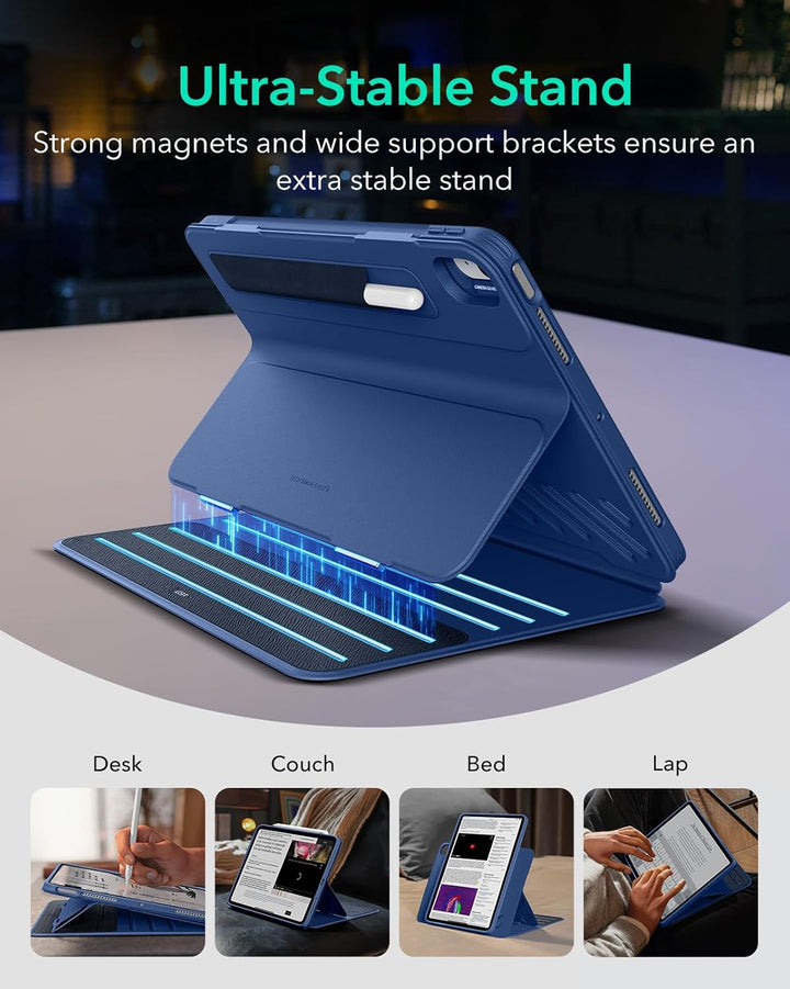 ESR Hülle für iPad Air 11 Zoll M4/M3/M2, iPad Air 8/7/6/5/4 (2026/2025/2024/2022/2020), drehbare Hül