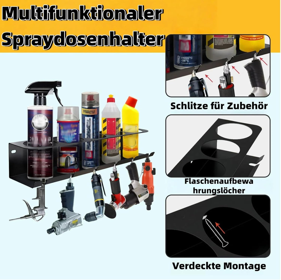 2 PCS Dosenhalter Werkstatt Sprühdosenhalter Spraydosenhalter Airbrush Halter Organizer Werkstatt Ha