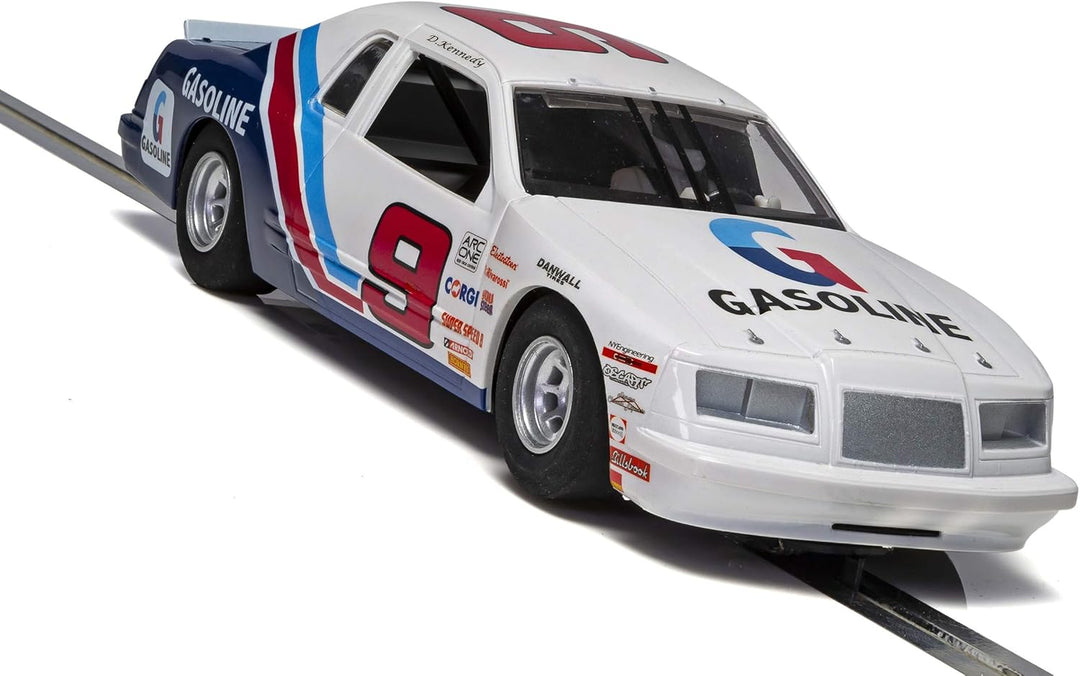 Scalextric Ford Thunderbird 1986 Lager Auto, Blau, Weiss und Rot Multi, Multi