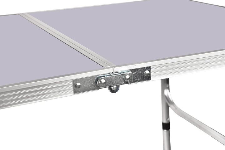 DayPlus Aluminiumklapptisch, tragbar, für Party, Garten, Grill, Campingtisch, 2 Stufen höhenverstell