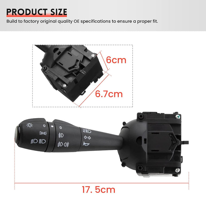 ZEALfix Lenkstockschalter Blinkerschalter für Dacia Lodgy 8201167988 Blinkender Steuerschalter 25540
