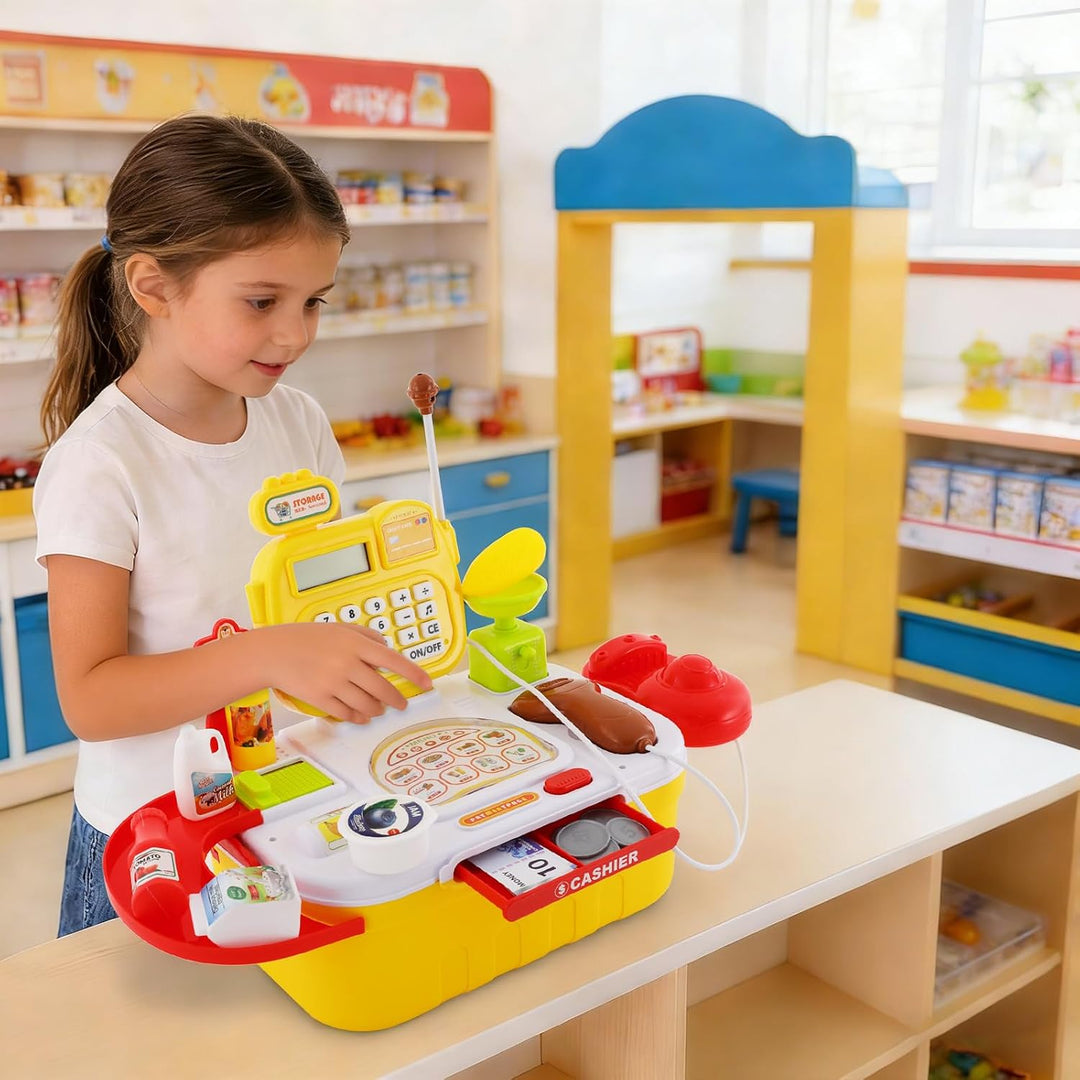 Kinder Kasse Spielset, ABS+PP+PE, Sound, 3+, Lernspielzeug | ABS+PP+PE,Spritzguss+Blasformen,Rechenm