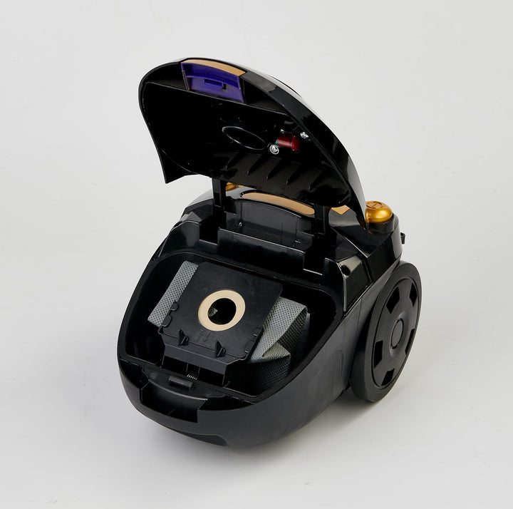 ELTA Bodenstaubsauger mit Beutel – 800W ECO-Motor, besonders leise, leicht 3,5 kg, Mini-Turbobürste
