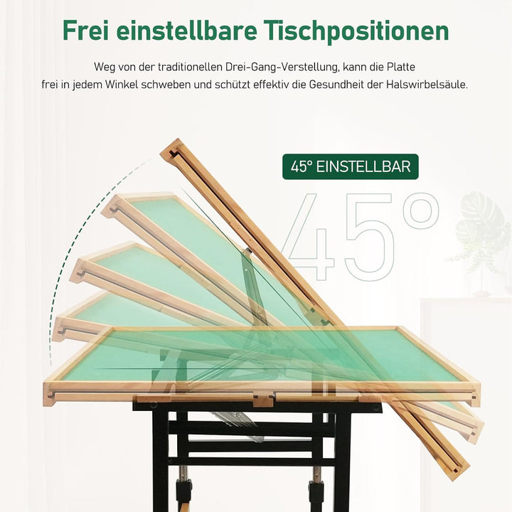 1500 Teile verstellbare Jigsaw-Puzzleplatte für Erwachsene, 90 x 67 cm, Multifunktionale Puzzleplatt