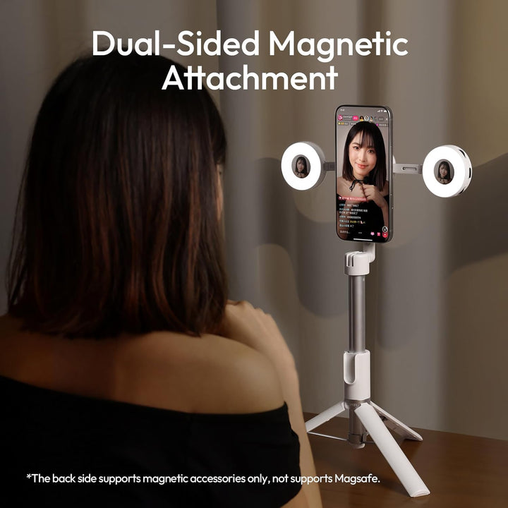 ULANZI ML05 MagLock Magnetisches Selfie-Licht (Weiss), Weiss