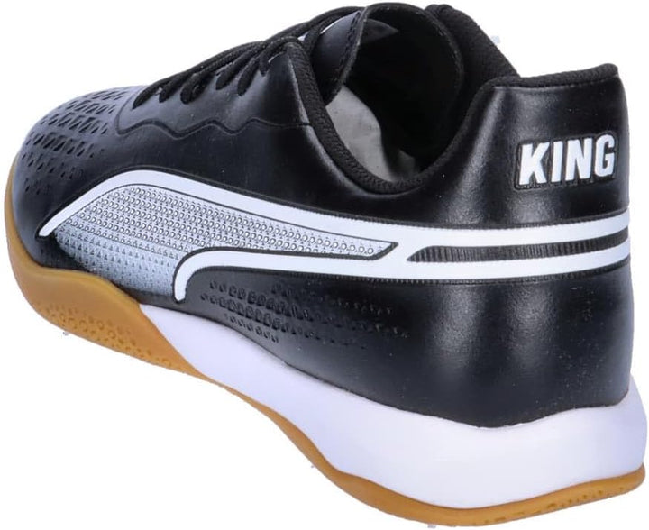 PUMA Unisex King Match It Soccer Shoe 42.5 EU Puma Black Puma White, 42.5 EU Puma Black Puma White
