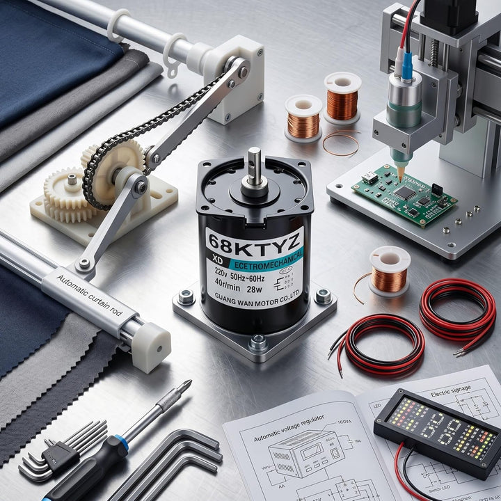 Synchronmotor 68KTYZ AC 220 V 28 Watt Niedriger Geschwindigkeit Permanentmagnet CW/CCW 5/10/15/40/50