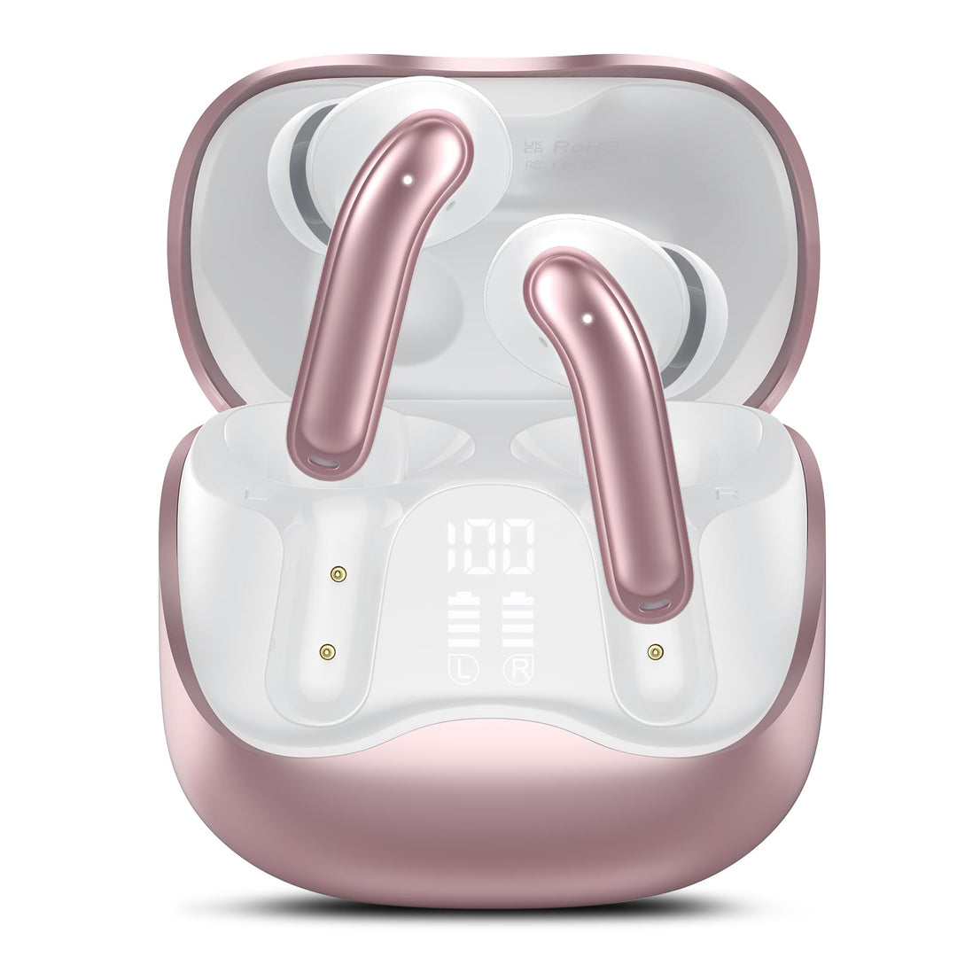 Bluetooth Kopfhörer mit Hybride Aktive Geräuschunterdrückung, In Ear Kopfhörer Kabellos Bluetooth 5.