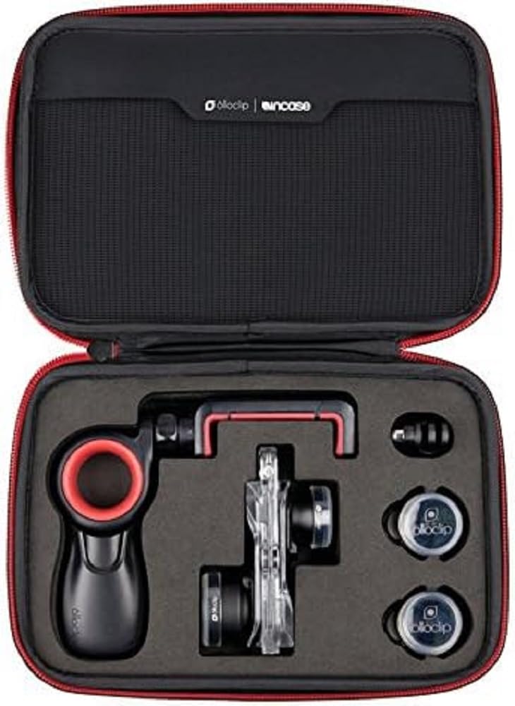 Olloclip Filmer's Kit - Objektivset inkl. Universalklemme, GoPro Halterung, Mikofasertuch etc. FILME